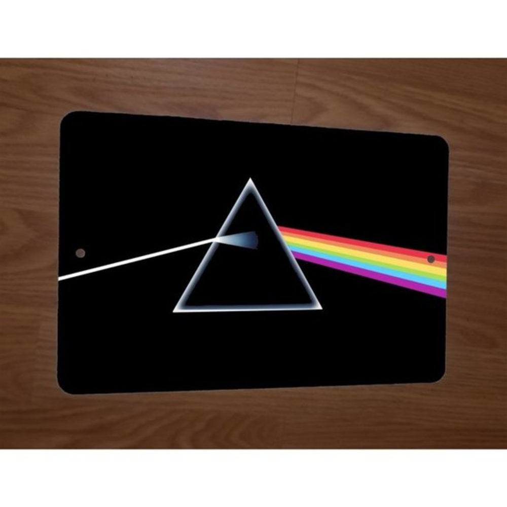 Dark Side of the Moon Pink Floyd Art 8x12 Metal Wall‎ Music Sign